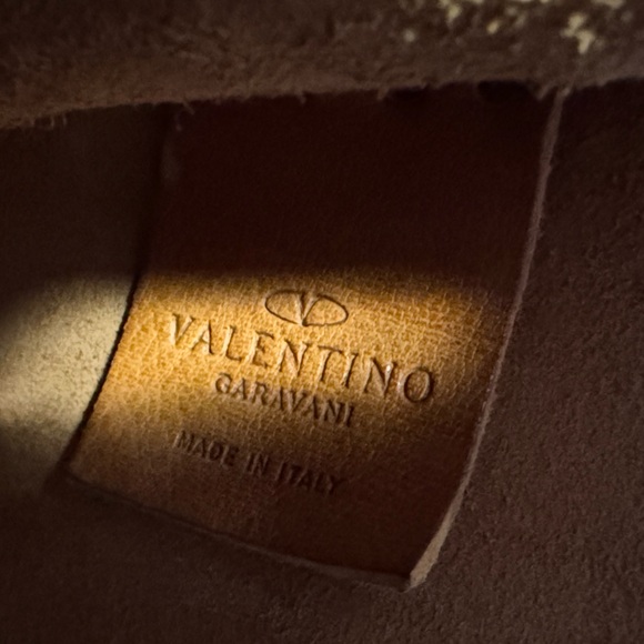 Valentino Garavani Brown Leather Boho Saddle Bag with Scarab - EUC - Picture 8 of 9